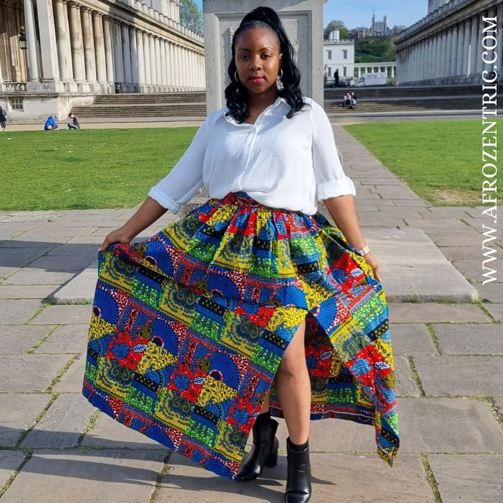 Ankara maxi shops skirt styles