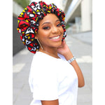 Red Samakaka Hair Bonnets