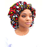 Red Samakaka Hair Bonnets