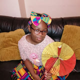 Ashanti Skirt and Head Bow Children's Sets